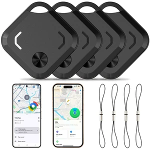 Android Air Tracker Tags-4 Pack for Both iOS & Android Phones, Dual System Bluetooth Tracker Compatible with Apple Find My (iOS) & Google Find Hub (Android) Device for Luggage, Keys, Backpack Android Air Tracker Tags-4 Pack for Both iOS & Android Phones, Dual System Bluetooth Tracker Compatible with Apple Find My (iOS) & Google Find Hub (Android) Device for Luggage, Keys, Backpack