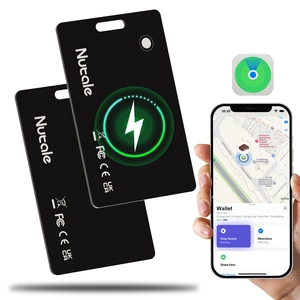 Rechargeable Wallet Tracker Tag Card, Works with Apple Find My iOS Only, IP68 Credit Card Size Item Finder for Luggage Tag, Passport Tag Rechargeable Wallet Tracker Tag Card, Works with Apple Find My iOS Only, IP68 Credit Card Size Item Finder for Luggage Tag, Passport Tag
