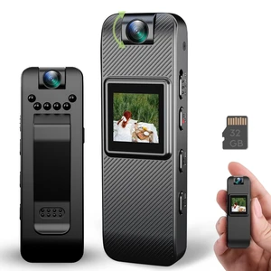 Body Cam Mini Body Camera POV Portable Action Cam for Travel Sports 1080P FHD Night Vision 0.85in Screen Pocket Camera with Clip Magnetic Backclip Cam 160 mins working Body Cam Mini Body Camera POV Portable Action Cam for Travel Sports 1080P FHD Night Vision 0.85in Screen Pocket Camera with Clip Magnetic Backclip Cam 160 mins working