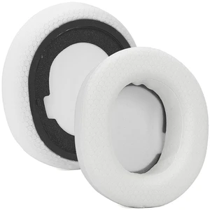 Earpads for Steelseries Arctis Nova Pro Wireless/Nova Elite (Not Fit Nova Pro Wired),Durable White Mesh Fabric Replacement Ear Cushion Earpads for Steelseries Arctis Nova Pro Wireless/Nova Elite (Not Fit Nova Pro Wired),Durable White Mesh Fabric Replacement Ear Cushion