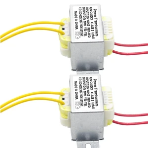 24V/10W AC/AC Power Transformer, Input 120V/60HZ Single-Phase Transformer, Applicable to Stage Lighting, Audio Equipment, Small Power Supply K-030, Rv Emergency Lighting, etc(2Pcs) 24V/10W AC/AC Power Transformer, Input 120V/60HZ Single-Phase Transformer, Applicable to Stage Lighting, Audio Equipment, Small Power Supply K-030, Rv Emergency Lighting, etc(2Pcs)