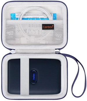 Case for Fujifilm Instax Mini Link 3/2/1/ Instax Mini Link+ Printer Mesh Pocket fit Instant Film and Cable, Dark Denim (Case Only) Case for Fujifilm Instax Mini Link 3/2/1/ Instax Mini Link+ Printer Mesh Pocket fit Instant Film and Cable, Dark Denim (Case Only)