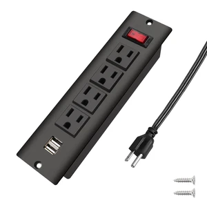 Recessed Power Strip with USB Flush Mount Power Outlet Built in Desktop Power Extension Cord Plug for Countertop Kitchen Drawer Conference Cabinet Nightstand Desk Recessed Power Strip with USB Flush Mount Power Outlet Built in Desktop Power Extension Cord Plug for Countertop Kitchen Drawer Conference Cabinet Nightstand Desk