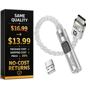USB C to 3.5mm Audio Adapter with DAC for iPhone, Samsung & iPad CX31993 DAC Chip + MAX97220 Headphone Amp HiFi 32Bit/384kHz 8-Core Silver-Plated Cable USB C to 3.5mm Audio Adapter with DAC for iPhone, Samsung & iPad CX31993 DAC Chip + MAX97220 Headphone Amp HiFi 32Bit/384kHz 8-Core Silver-Plated Cable