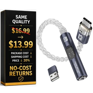 USB C to 3.5mm Audio Adapter with DAC for iPhone, Samsung & iPad CX31993 DAC Chip + MAX97220 Headphone Amp HiFi 32Bit/384kHz 8-Core Silver-Plated Cable USB C to 3.5mm Audio Adapter with DAC for iPhone, Samsung & iPad CX31993 DAC Chip + MAX97220 Headphone Amp HiFi 32Bit/384kHz 8-Core Silver-Plated Cable