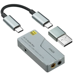 Upgraded HA05 Portable USB C DAC Headphone Amplifier, HiFi 32Bit/384kHz DSD256 Dual CS43131 Decoder Mini DAC Amp Dongle, 3.5mm/4.4mm Balanced Outputs, Audio Adapter for Phones/PC/Laptops/Tablets Upgraded HA05 Portable USB C DAC Headphone Amplifier, HiFi 32Bit/384kHz DSD256 Dual CS43131 Decoder Mini DAC Amp Dongle, 3.5mm/4.4mm Balanced Outputs, Audio Adapter for Phones/PC/Laptops/Tablets