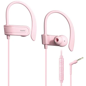 Wired Over Ear Earbuds Headphones with Mic and Volume Control Pink Wrap Around Ear Hook Secure Fit, Earphone Case, Sport Running Exercise Gym Workout Sweatproof, For Cellphones Laptops Tablets Wired Over Ear Earbuds Headphones with Mic and Volume Control Pink Wrap Around Ear Hook Secure Fit, Earphone Case, Sport Running Exercise Gym Workout Sweatproof, For Cellphones Laptops Tablets