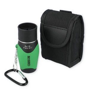 MiniMight 6x18mm Pocket Monocular with Carabiner Clip, Green (MM-618CG) MiniMight 6x18mm Pocket Monocular with Carabiner Clip, Green (MM-618CG)