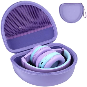 Case for iClever BTH12/HS19/BTH26 Kids Headphones, Purple Protective Carrying Bag Hard Shell Shockproof, Portable Headphone Storage with Mesh Bag Lightweight Boys &Girls Case for iClever BTH12/HS19/BTH26 Kids Headphones, Purple Protective Carrying Bag Hard Shell Shockproof, Portable Headphone Storage with Mesh Bag Lightweight Boys &Girls