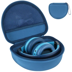 Kids Headphones Case for iClever BTH12/HS19/BTH26 Folding HeadphonesBlue Protective Carrying Bag Hard Shell Shockproof, Portable Headphone Storage with Mesh Bag Lightweight Boys &Girls Kids Headphones Case for iClever BTH12/HS19/BTH26 Folding HeadphonesBlue Protective Carrying Bag Hard Shell Shockproof, Portable Headphone Storage with Mesh Bag Lightweight Boys &Girls