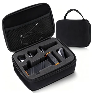 Travel Case Compatible with WOLFBOX MF50 Compressed Air Duster - Custom Foam Organizer for Blower Tool & Accessories (Only Case) (Black) Travel Case Compatible with WOLFBOX MF50 Compressed Air Duster - Custom Foam Organizer for Blower Tool & Accessories (Only Case) (Black)
