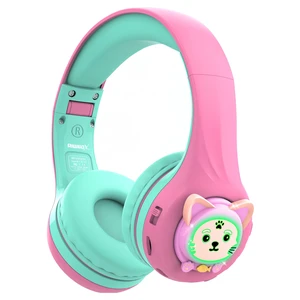 CB-7S Kids Wireless Headphones,with Safe Volume Control 74/85/95dB,LED Glow Lights,50H Playtime,Bluetooth V5.3,Built-in Mic, TF Card Slot,for Travel/School/Phone/Laptop (Pink&Green) CB-7S Kids Wireless Headphones,with Safe Volume Control 74/85/95dB,LED Glow Lights,50H Playtime,Bluetooth V5.3,Built-in Mic, TF Card Slot,for Travel/School/Phone/Laptop (Pink&Green)