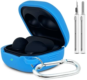Silicone Case for Samsung Galaxy Buds FE, 2 Pro, 2, Pro, Live with Cleaner Kit (Sky Blue) Silicone Case for Samsung Galaxy Buds FE, 2 Pro, 2, Pro, Live with Cleaner Kit (Sky Blue)