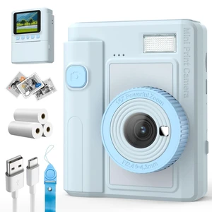 Kids Print Camera Gift Set, 1080P Video, 16X Digital Zoom, Easy-to-Use Design for Boys and Girls Ages 3-12 Kids Print Camera Gift Set, 1080P Video, 16X Digital Zoom, Easy-to-Use Design for Boys and Girls Ages 3-12