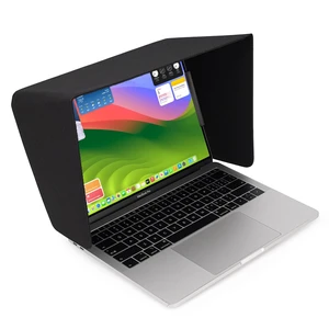 Laptop Sun Shade for Working Outside, Light Weight Display Screen Privacy Hood & Glare Shield, Foldable Shield Cover (Black, M) Laptop Sun Shade for Working Outside, Light Weight Display Screen Privacy Hood & Glare Shield, Foldable Shield Cover (Black, M)
