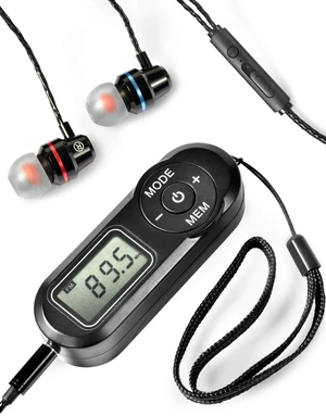 Portable Radio, FM Digital Tuner with Best Reception, Pocket Transistor Receiver with Stereo Sound, Battery Operated Walkmen with Scan and Preset Black Portable Radio, FM Digital Tuner with Best Reception, Pocket Transistor Receiver with Stereo Sound, Battery Operated Walkmen with Scan and Preset Black