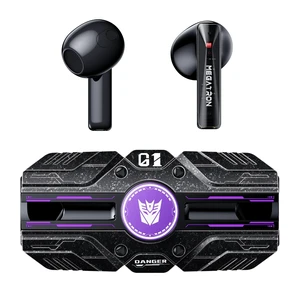 Megatron TF-T80 Bluetooth Wireless Earbuds Noise Cancelling in-Ear Cool HiFi Calling Dual Modes Sports Long Endurance Earphones with Fingertip Fidget Spinner (Black - Megatron) Megatron TF-T80 Bluetooth Wireless Earbuds Noise Cancelling in-Ear Cool HiFi Calling Dual Modes Sports Long Endurance Earphones with Fingertip Fidget Spinner (Black - Megatron)