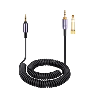WH-1000XM5 Cable Coiled Aux Cord for Sony WH-1000XM6, WH-CH720N Headphones 14ft Long, 3.5mm(1/8") Extension Wire with 6.35mm(1/4") Adapter, for Sony WH-CH710N, MDR-950BT, 1AM2 Noise Canceling Headset WH-1000XM5 Cable Coiled Aux Cord for Sony WH-1000XM6, WH-CH720N Headphones 14ft Long, 3.5mm(1/8") Extension Wire with 6.35mm(1/4") Adapter, for Sony WH-CH710N, MDR-950BT, 1AM2 Noise Canceling Headset