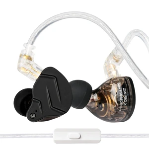 KZ ZSN PRO X Gaming Earbuds, in Ear Earphone 1BA 1DD HiFi Bass Earbuds Headphone, Noise Cancelling Headset Metal IEM with Removable C Pin Cable (Black with Microphone) KZ ZSN PRO X Gaming Earbuds, in Ear Earphone 1BA 1DD HiFi Bass Earbuds Headphone, Noise Cancelling Headset Metal IEM with Removable C Pin Cable (Black with Microphone)