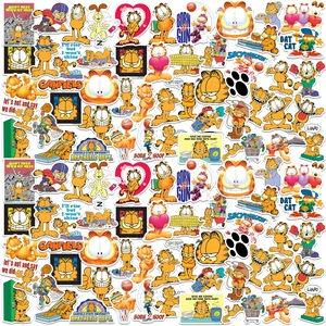 Garfield Set 3 100 Sticker Pack Waterproof Vinyl Decals Officially Licensed Garfield Stickers Great for Water Bottles, Skateboards, Luggage, Laptops, Bumpers & Cars Garfield Set 3 100 Sticker Pack Waterproof Vinyl Decals Officially Licensed Garfield Stickers Great for Water Bottles, Skateboards, Luggage, Laptops, Bumpers & Cars