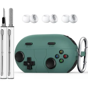 Cases for Beats Solo Buds 2024 Case Cover, Retro Funny Shock-Proof Protective Silicone Compatible with Beats Solo Buds Wireless Earbuds with Cleaning Kit and Keychain Accessories-Green Cases for Beats Solo Buds 2024 Case Cover, Retro Funny Shock-Proof Protective Silicone Compatible with Beats Solo Buds Wireless Earbuds with Cleaning Kit and Keychain Accessories-Green
