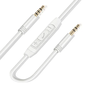 Beats Headphones Replacement Audio Cable Cord 3.5mm to 3.5mm Aux Wire For Beats Solo2 Solo3 Solo4 Studio3 Wireless HD Pro by Dr. Dre Sony WH-1000XM4 WH-1000XM5, In-line Mic, Volume Control -White Beats Headphones Replacement Audio Cable Cord 3.5mm to 3.5mm Aux Wire For Beats Solo2 Solo3 Solo4 Studio3 Wireless HD Pro by Dr. Dre Sony WH-1000XM4 WH-1000XM5, In-line Mic, Volume Control -White