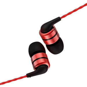 E80C Wired Earbuds, with Mic, Wide Soundstage, 3.5mm Jack, Red Built-in mic for calls, Immersive soundstage, Deep accurate bass, Comfortable fit, Durable alloy shell, Tangle-free cable E80C Wired Earbuds, with Mic, Wide Soundstage, 3.5mm Jack, Red Built-in mic for calls, Immersive soundstage, Deep accurate bass, Comfortable fit, Durable alloy shell, Tangle-free cable