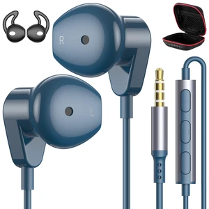 Wired Earbuds 3.5mm Headphones for Macbook Air/Chromebook/Laptop/PC Blue Corded Aux Earphones Plug-in Earbuds with Mic Volume Control,Wing-Cover for iPhone/Samsung/Android/School/Kid/Airplane/Travel Wired Earbuds 3.5mm Headphones for Macbook Air/Chromebook/Laptop/PC Blue Corded Aux Earphones Plug-in Earbuds with Mic Volume Control,Wing-Cover for iPhone/Samsung/Android/School/Kid/Airplane/Travel