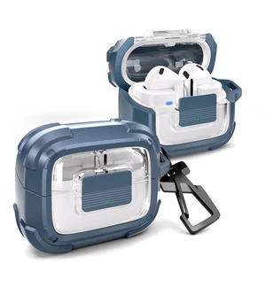 Rugged Bumper Case for Samsung Galaxy Buds3 FE (2025) / Buds3 Pro and Buds3 (2024) Cases with Secure Lock, Shockproof Clear Protective Cover with Carabiner & Keyring Blue Rugged Bumper Case for Samsung Galaxy Buds3 FE (2025) / Buds3 Pro and Buds3 (2024) Cases with Secure Lock, Shockproof Clear Protective Cover with Carabiner & Keyring Blue