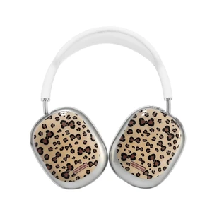 Case Cover for Apple AirPods Max/Max 2 (Leopard-Print Bow) TPU Cute Cool Soft Clear Case,Earcup Cover for Women Accessories Anti-Scratch,Precise Cutout Case Cover for Apple AirPods Max/Max 2 (Leopard-Print Bow) TPU Cute Cool Soft Clear Case,Earcup Cover for Women Accessories Anti-Scratch,Precise Cutout
