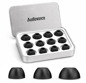 6 Pairs Memory Foam Replacement Ear Tips for AirPods Pro 3 Soft Comfort, Clearer Listening, Secure Fit, Charging Friendly, SealCore Tech Eartips for Aipods Pro 3rd Gen (S/M/L, Black) 6 Pairs Memory Foam Replacement Ear Tips for AirPods Pro 3 Soft Comfort, Clearer Listening, Secure Fit, Charging Friendly, SealCore Tech Eartips for Aipods Pro 3rd Gen (S/M/L, Black)