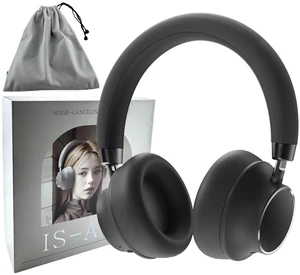 Active Noise Cancelling Headphones, Bluetooth 5.3 Over Ear Wireless Headphones with 40mm HiFi Drivers, CVC8.0 Mic, 50H Playtime, Protein Leather Comfort Earpads for Travel, Office (Black 2) Active Noise Cancelling Headphones, Bluetooth 5.3 Over Ear Wireless Headphones with 40mm HiFi Drivers, CVC8.0 Mic, 50H Playtime, Protein Leather Comfort Earpads for Travel, Office (Black 2)