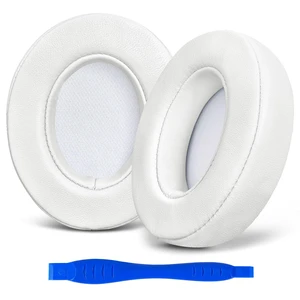 Studio 3 Replacement Ear Pads for Beats Studio 3 & 2 Headphones, Cushions Earpads with Genuine Lambskin Leather, Softer Memory Foam, Stronger Adhesive (Lambskin-White) Studio 3 Replacement Ear Pads for Beats Studio 3 & 2 Headphones, Cushions Earpads with Genuine Lambskin Leather, Softer Memory Foam, Stronger Adhesive (Lambskin-White)