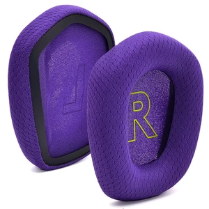 Mesh Fabric Earpads for Logitech G733 G535 G335 Headphone-Purple Ear Pads with Durable Mesh Fabric for Logitech G733 Lightspeed Wireless Gaming Headset, Comfort Noise Isolation Foam Mesh Fabric Earpads for Logitech G733 G535 G335 Headphone-Purple Ear Pads with Durable Mesh Fabric for Logitech G733 Lightspeed Wireless Gaming Headset, Comfort Noise Isolation Foam