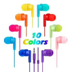 Bulk Kids Earbuds for School Classroom 100 Pack,in-Ear Heapdhones Wholesale Wired Earphones for Library Computers Chromebook Laptop PC 3.5mm Jack (Mixed Colors) Bulk Kids Earbuds for School Classroom 100 Pack,in-Ear Heapdhones Wholesale Wired Earphones for Library Computers Chromebook Laptop PC 3.5mm Jack (Mixed Colors)