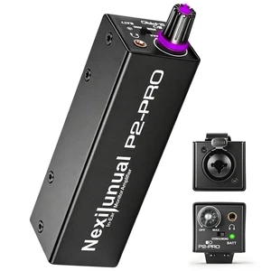 P2-PRO Portable in-Ear Monitor Amplifier Personal Headphone Amp IEM Amp with XLR/TRS Input 3.5mm Output, Stereo/Mono Switch, 7 Color Light, Belt Clip for Drummer, Guitarists, 14h Playtime P2-PRO Portable in-Ear Monitor Amplifier Personal Headphone Amp IEM Amp with XLR/TRS Input 3.5mm Output, Stereo/Mono Switch, 7 Color Light, Belt Clip for Drummer, Guitarists, 14h Playtime