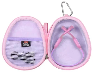 Kids Headphone Case for BAICLUD/Mehomeli/JusTalk/iClever/LOBKIN Hard EVA Shell, Kids Bluetooth Air Conduction Open Ear Headphones Case, Shockproof & Water-Resistant, Pink Kids Headphone Case for BAICLUD/Mehomeli/JusTalk/iClever/LOBKIN Hard EVA Shell, Kids Bluetooth Air Conduction Open Ear Headphones Case, Shockproof & Water-Resistant, Pink
