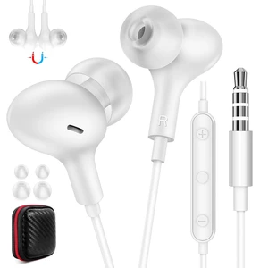 Wired Earbuds 3.5mm Headphones for Chromebook PC School, White Ear Bud Wired with Mic Magnet Stereo Plug in Earphone Cord for Galaxy A25 A15 A12 A03s S10 for Moto/Switch/Laptop/Computer Wired Earbuds 3.5mm Headphones for Chromebook PC School, White Ear Bud Wired with Mic Magnet Stereo Plug in Earphone Cord for Galaxy A25 A15 A12 A03s S10 for Moto/Switch/Laptop/Computer