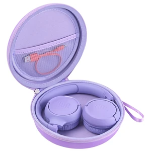 Hard Headphone Case for JBL Tune 510BT / 520BT Over-Ear Headphones, Purple Portable Carrying Storage Case, with Handle Strap and Mesh Pocket, Travel and Home Use Hard Headphone Case for JBL Tune 510BT / 520BT Over-Ear Headphones, Purple Portable Carrying Storage Case, with Handle Strap and Mesh Pocket, Travel and Home Use