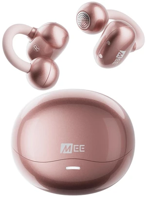 Pebbles Air Open Ear True Wireless Earbuds - Bluetooth 5.3 Lightweight Earclip Headphones with Headset Microphone & Call Noise Reduction for Gym/Workouts/Sports and Gaming (Rose Gold/Pink) Pebbles Air Open Ear True Wireless Earbuds - Bluetooth 5.3 Lightweight Earclip Headphones with Headset Microphone & Call Noise Reduction for Gym/Workouts/Sports and Gaming (Rose Gold/Pink)