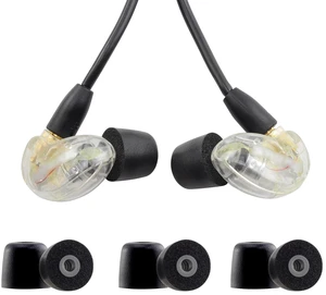Replacement Memory Foam Ear Tips for Shure SE215 PRO SE215, Small Compatible with Shure SE112 SE315 SE425 SE535 SE846 Aonic4 Aonic5 Earphones, Ultimate Comfort, 3 Pairs (Black) Replacement Memory Foam Ear Tips for Shure SE215 PRO SE215, Small Compatible with Shure SE112 SE315 SE425 SE535 SE846 Aonic4 Aonic5 Earphones, Ultimate Comfort, 3 Pairs (Black)