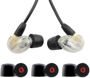 Replacement Memory Foam Ear Tips for Shure SE215 PRO SE215, Large Compatible with Shure SE112 SE315 SE425 SE535 SE846 Aonic4 Aonic5 Earphones, Ultimate Comfort, 3 Pairs (Black) Replacement Memory Foam Ear Tips for Shure SE215 PRO SE215, Large Compatible with Shure SE112 SE315 SE425 SE535 SE846 Aonic4 Aonic5 Earphones, Ultimate Comfort, 3 Pairs (Black)