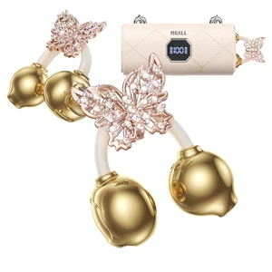 Clip On Earbuds with Detachable Gold Butterfly Earrings, Bluetooth 6.0 Open Ear Earbuds for Women, Led Display Leather Texture Charging, Comfortable Fit, Sports, Daily Wearers&Gifts, X22 Beige Clip On Earbuds with Detachable Gold Butterfly Earrings, Bluetooth 6.0 Open Ear Earbuds for Women, Led Display Leather Texture Charging, Comfortable Fit, Sports, Daily Wearers&Gifts, X22 Beige
