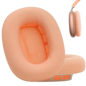 Orange Ear Cushions Ear Cups Fit for Apple AirPods Max with Mesh Fabric, Silicone Gel& Strong Magnet (2024 Version-Orange) Orange Ear Cushions Ear Cups Fit for Apple AirPods Max with Mesh Fabric, Silicone Gel& Strong Magnet (2024 Version-Orange)