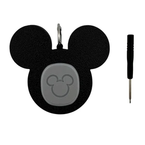 Mouse Magicband+ Compatible Puck Holder. (Black with Screwdriver)