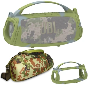 Silicone Cover and Hard Case for JBL Charge 4 / Charge 5 Speaker Protective Cases for Charge 5/4 Bluetooth Speaker Accessories, NOT for Wi-Fi Version (Camouflage) Silicone Cover and Hard Case for JBL Charge 4 / Charge 5 Speaker Protective Cases for Charge 5/4 Bluetooth Speaker Accessories, NOT for Wi-Fi Version (Camouflage)