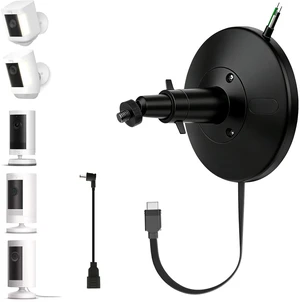 Hardwired Kit for Ring Cams (Outdoor Cam Plus, Stick Up Cam, Spotlight Cam Pro/Plus), IP67 Waterproof Design for Outdoor or Indoor Use,Black-1Pack Hardwired Kit for Ring Cams (Outdoor Cam Plus, Stick Up Cam, Spotlight Cam Pro/Plus), IP67 Waterproof Design for Outdoor or Indoor Use,Black-1Pack