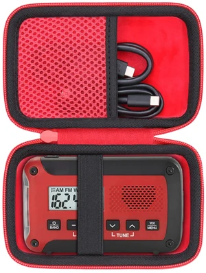 Hard Case for Midland ER10VP Emergency Alert Radio Flashlight Soft Anti-Static Lining, Expanded Interior Space, Accessory Storage, Secure Organization, Protective Storage Hard Case for Midland ER10VP Emergency Alert Radio Flashlight Soft Anti-Static Lining, Expanded Interior Space, Accessory Storage, Secure Organization, Protective Storage