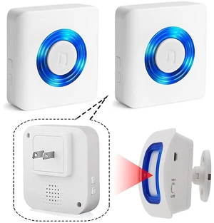 Caregiver Pager Indoor Motion Sensor Alarm Room Bed Alarms and Fall Prevention for Elderly Dementia Patients/Mailbox Alert Device for Home (2 Pager+1 Sensor) Caregiver Pager Indoor Motion Sensor Alarm Room Bed Alarms and Fall Prevention for Elderly Dementia Patients/Mailbox Alert Device for Home (2 Pager+1 Sensor)