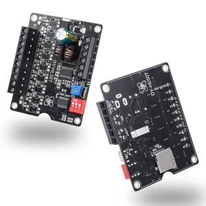 1 Pc 60W Voice Playback Module Support TF Card(32GB Max), DC 9-24V Sound Module Music Player Voice Broadcast Device Support Sound and Light Alarm for Home Alarm Voice Broadcast Module 1 Pc 60W Voice Playback Module Support TF Card(32GB Max), DC 9-24V Sound Module Music Player Voice Broadcast Device Support Sound and Light Alarm for Home Alarm Voice Broadcast Module